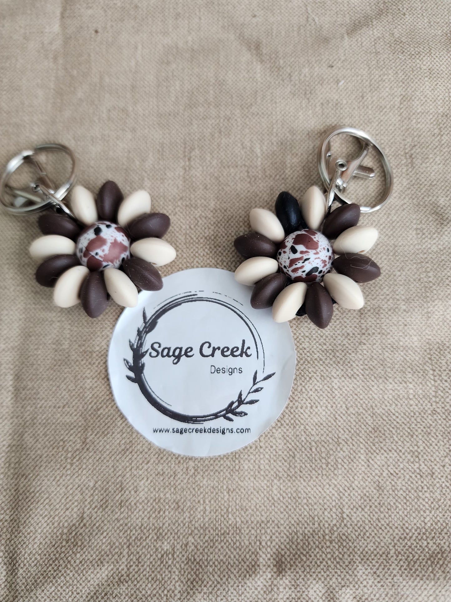 Flower Keyrings