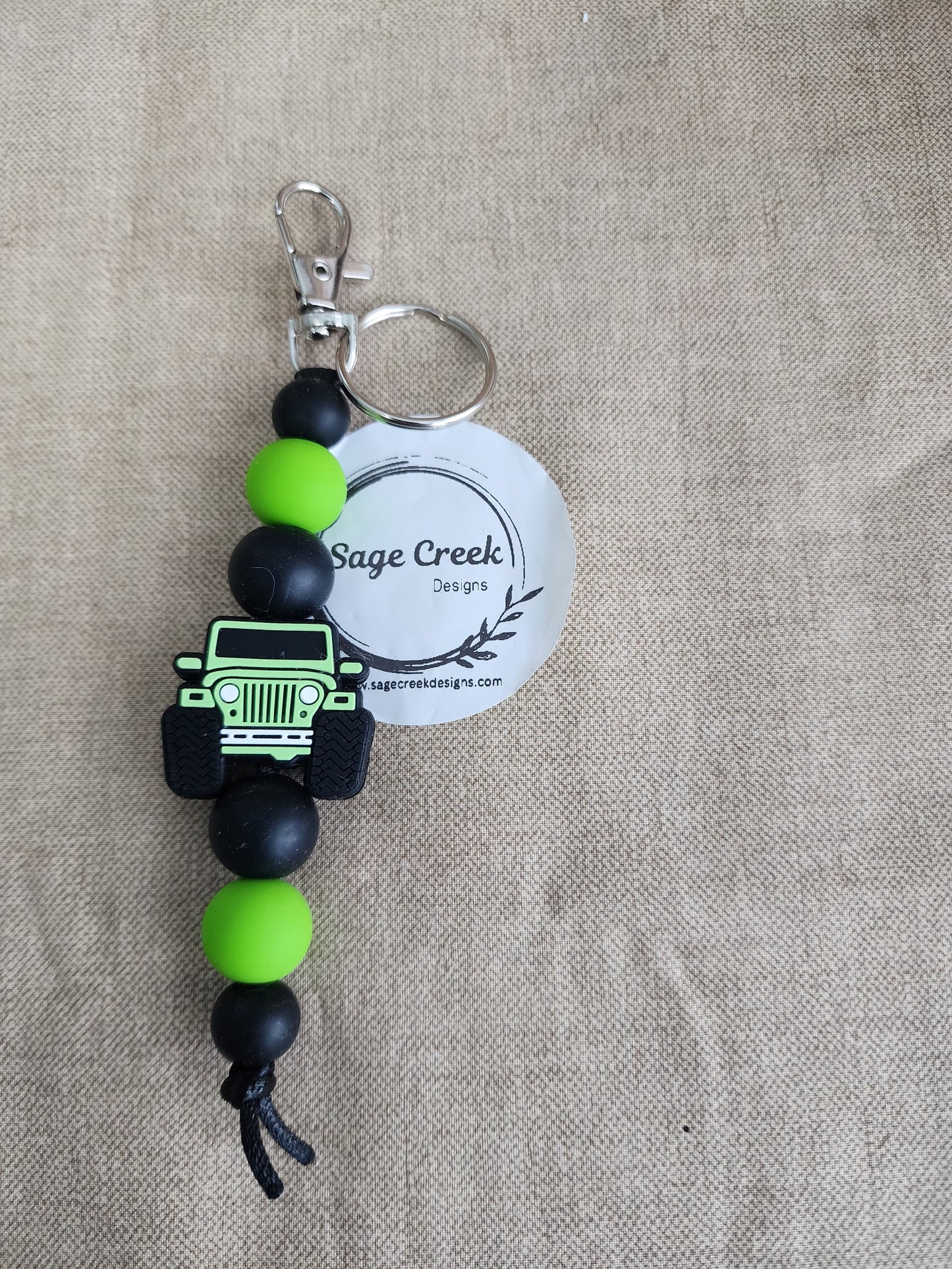 Jeep Straight keyring