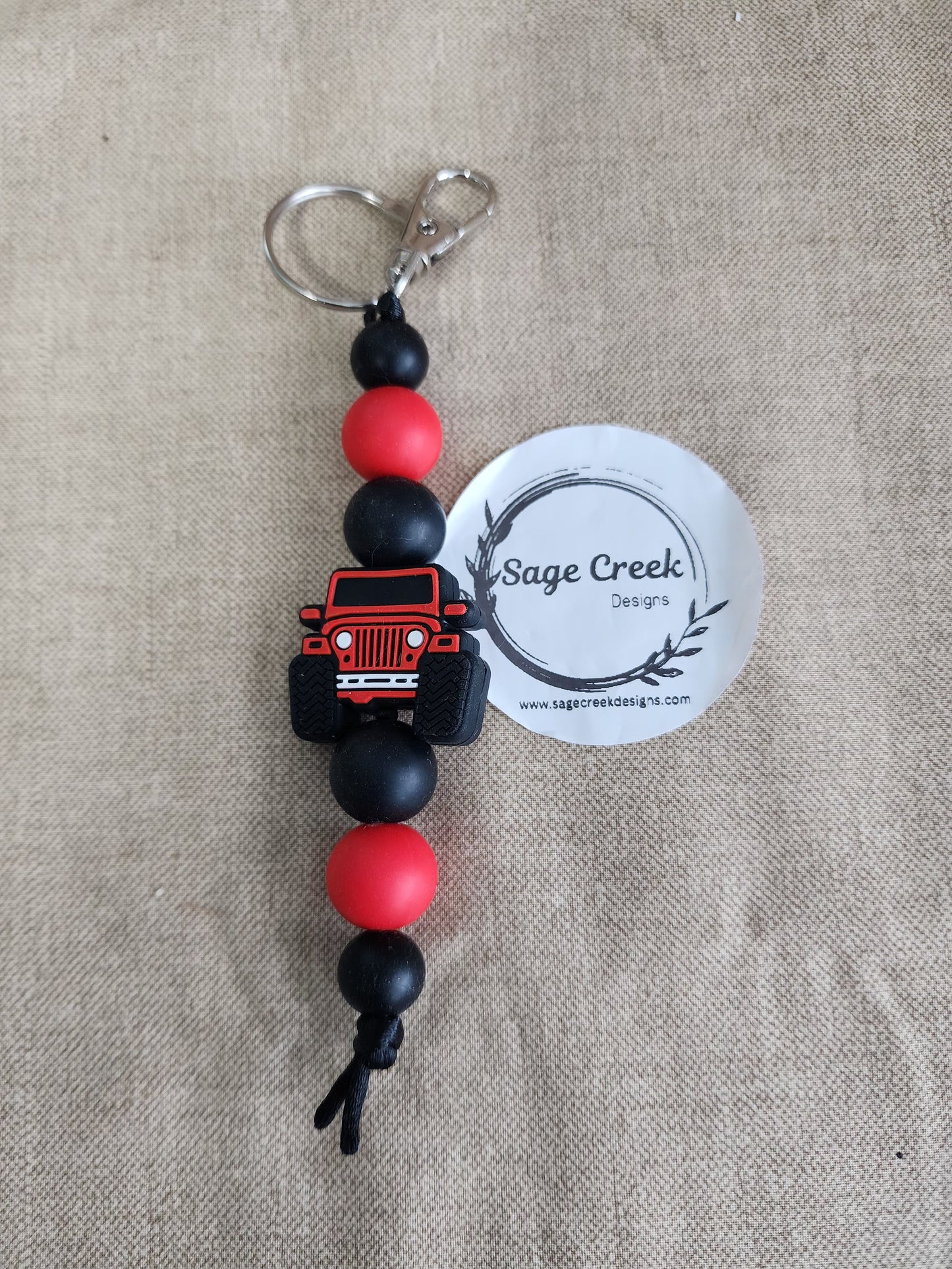 Jeep Straight keyring