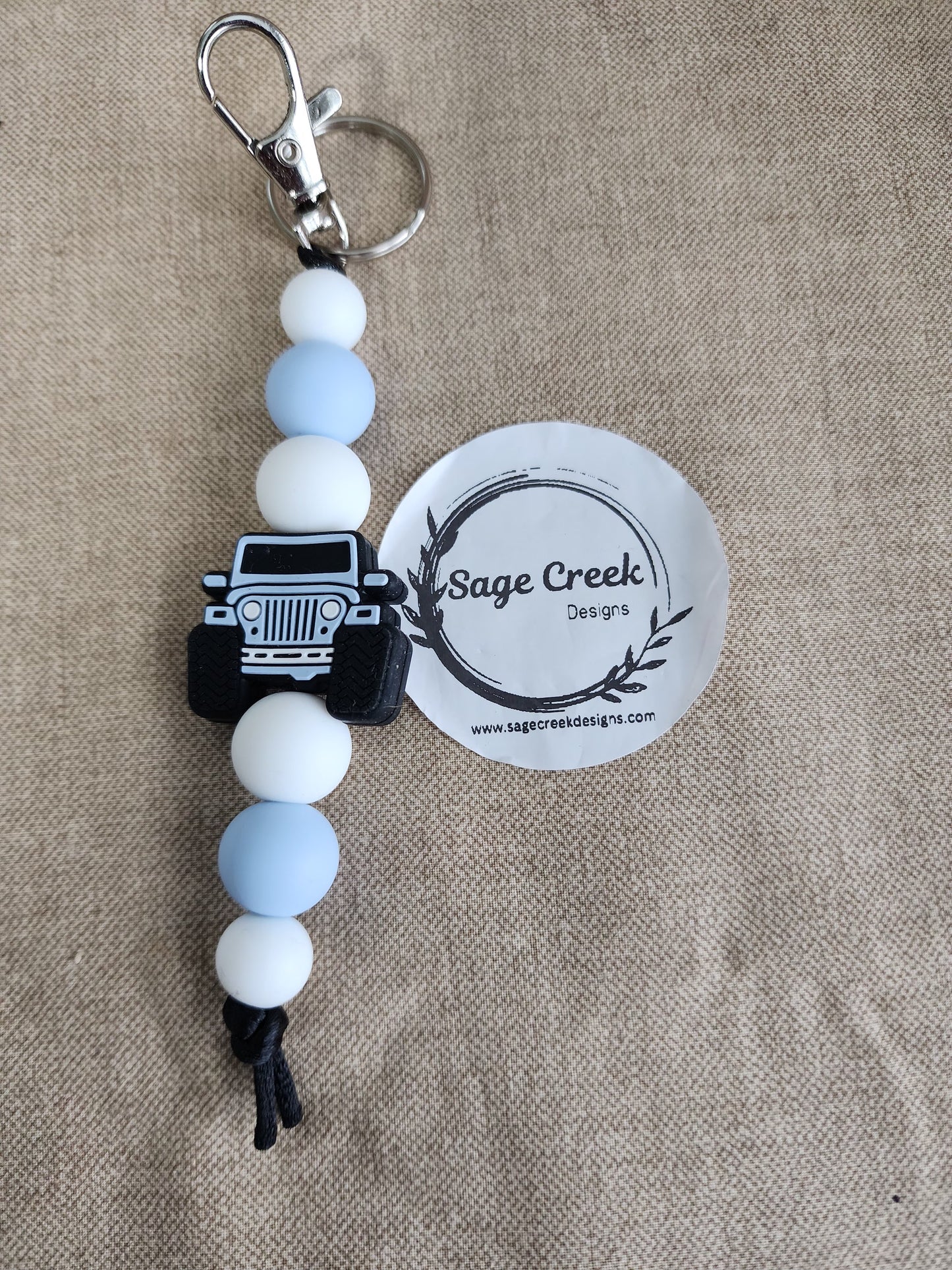 Jeep Straight keyring