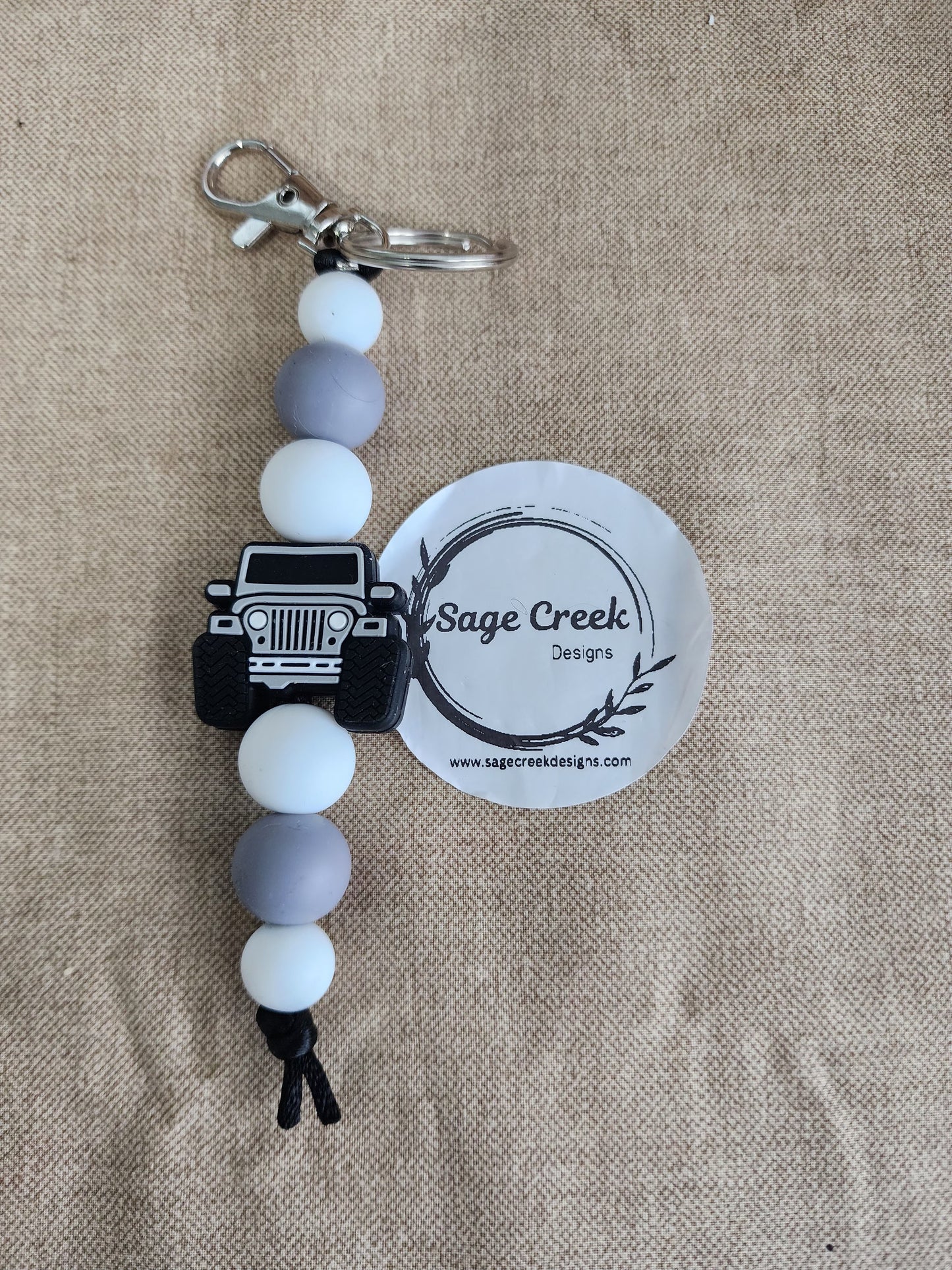 Jeep Straight keyring