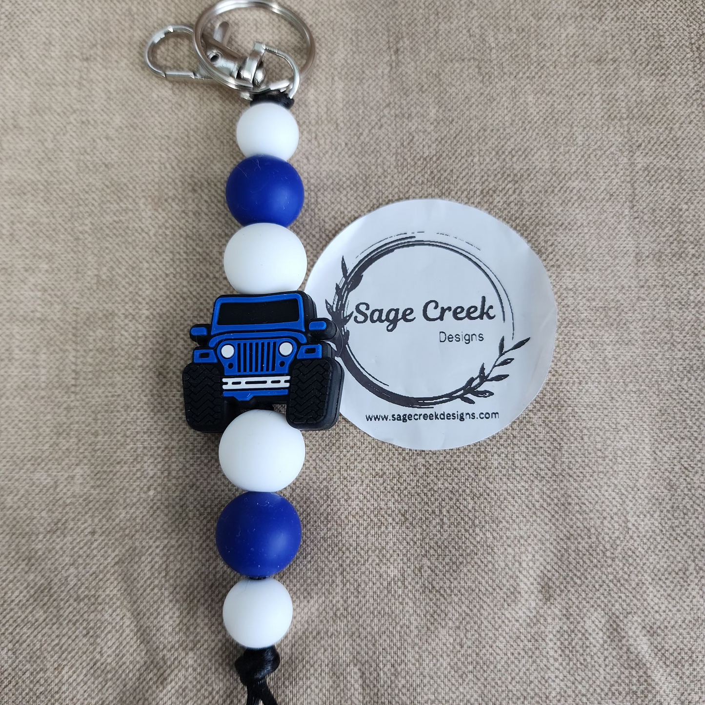 Jeep Straight keyring