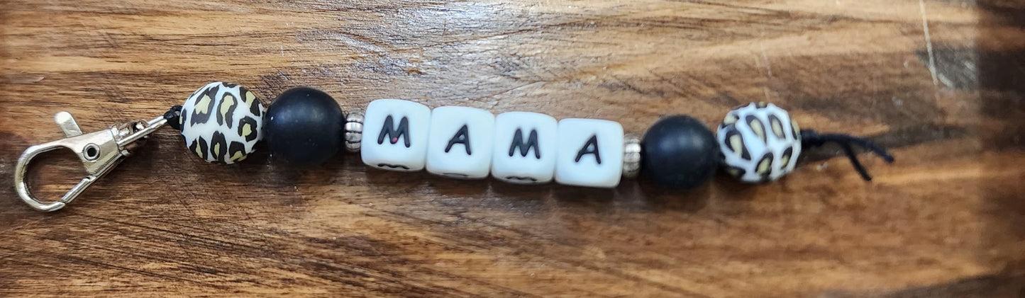 Silicone letters tags