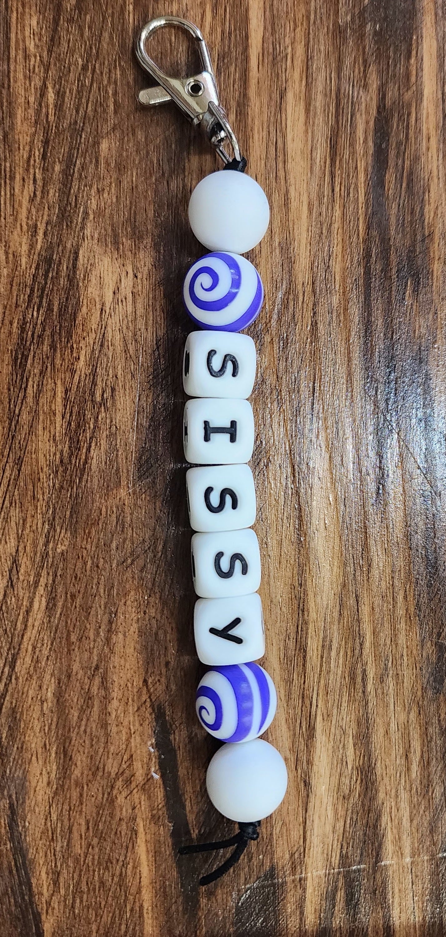 Silicone letters tags
