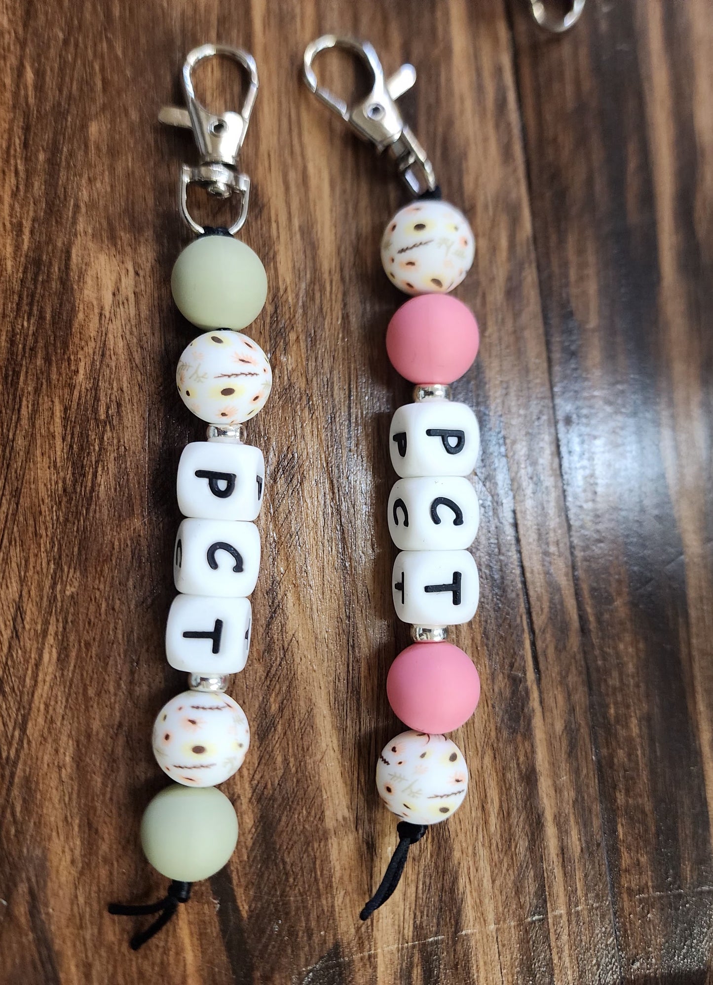 Silicone letters tags
