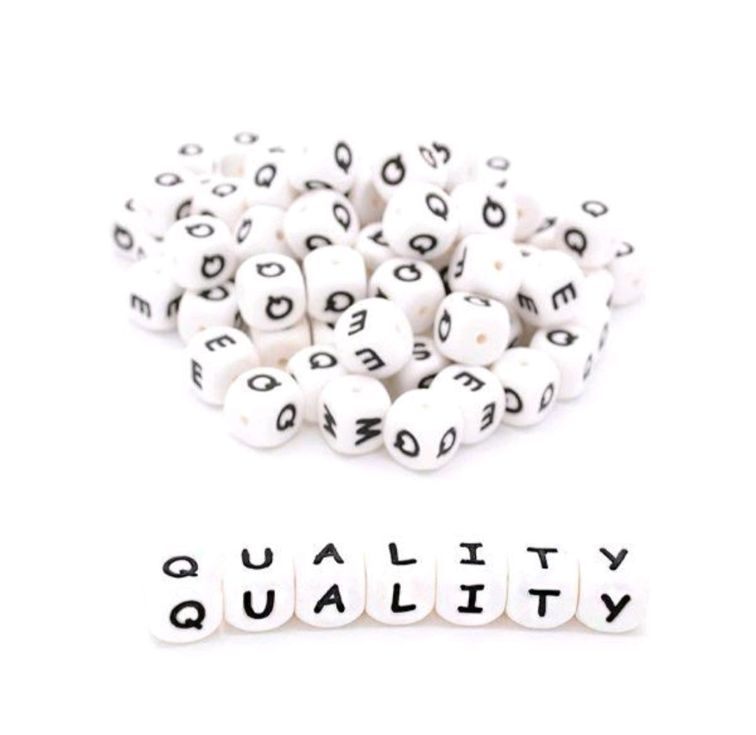 Silicone letters| 12mm