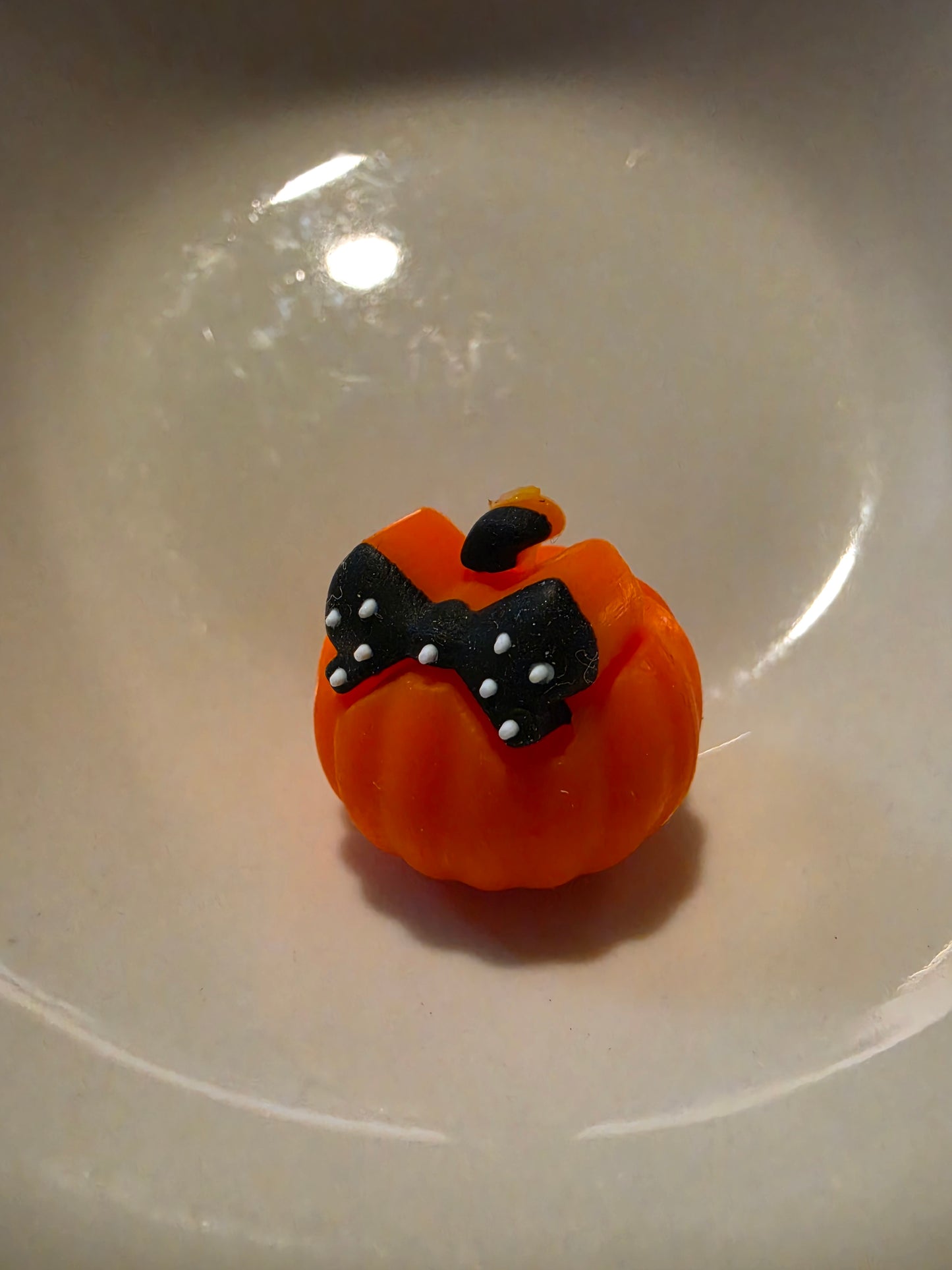 3D Pumpkin w/Bow