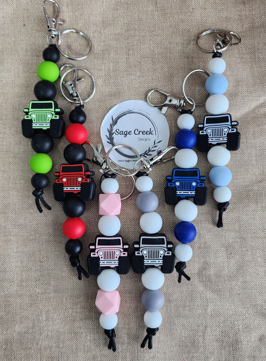 Jeep Straight keyring