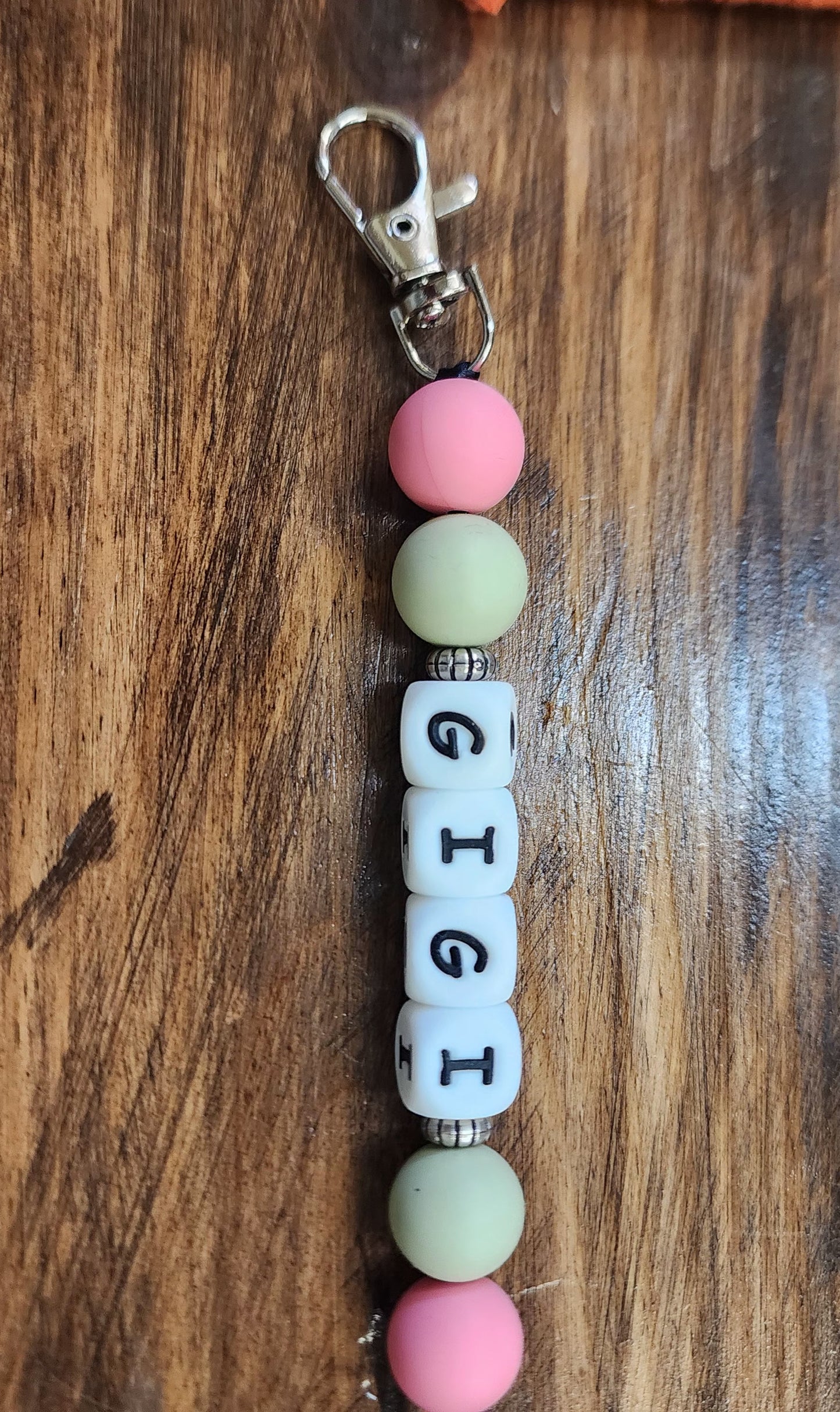 Silicone letters tags