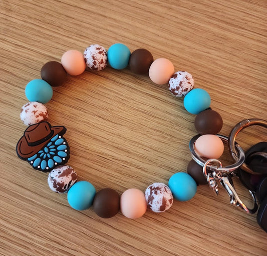 Western Cow Wristlet