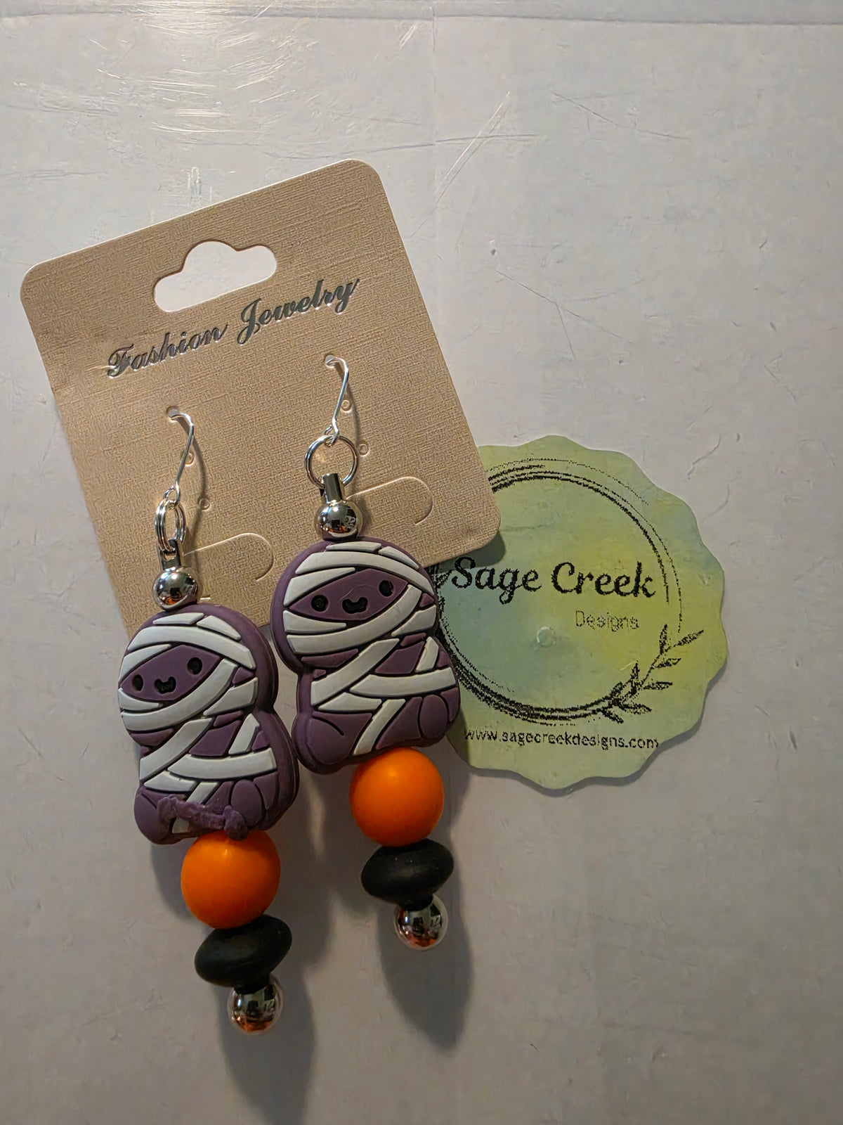 Mummy earrings
